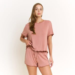 Dreamland Shortie Set in Hazel
