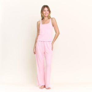 Blissful Tank Pant Set in Tulle