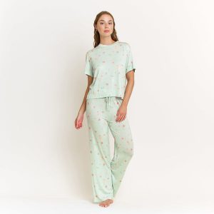 All American Tee Pant Set in Mint Mojito Bliss