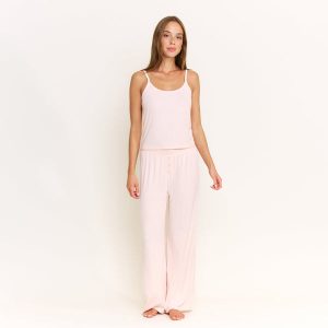 Blissful Cami Pant Set in Peach Sorbet