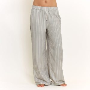 Nap Era Pant in Soft Olive Stripe