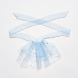 Pretty in Pearls Tie Booty Veil in Honeymoon
