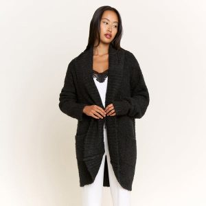 Ready to Relax Cardigan in Black