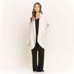 Ready to Relax Cardigan in Ivory