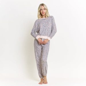 Star Seeker Long Set In Natural Leopard