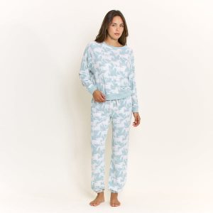 Star Seeker Long Set in Whisper Mint Horses
