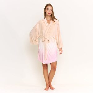 Take A Break Robe in Sunset Dip-Dye