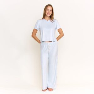 Take A Break Tee Pant Set in Drift